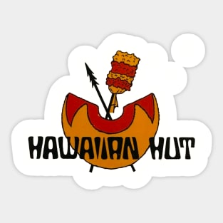 Hawaiian Hut Sticker